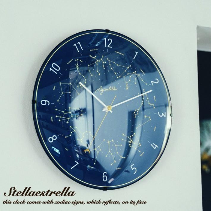 壁掛け時計 掛け時計 ウォールクロック Stellaestrella 北欧 星座 アンティーク おしゃれ 星 星型 静音 大きい モダン 音がしない Cl 3359 Canffy 通販 Yahoo ショッピング
