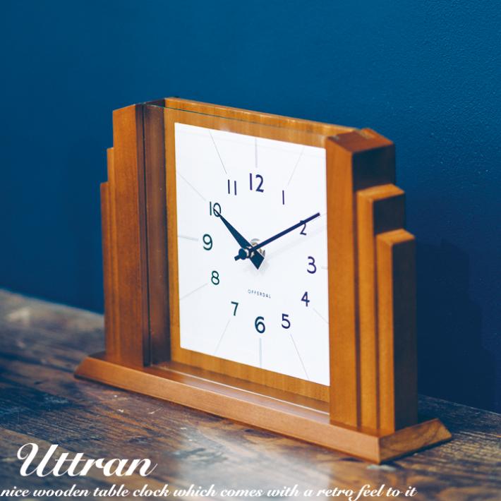 置時計 アンティーク アナログ 北欧 Uttran ウットラン 卓上 時計 木製 アンティーク風 おしゃれ カフェ風 インテリア アナログ 静音 モダン 音がしない Cl 4007 Canffy 通販 Yahoo ショッピング