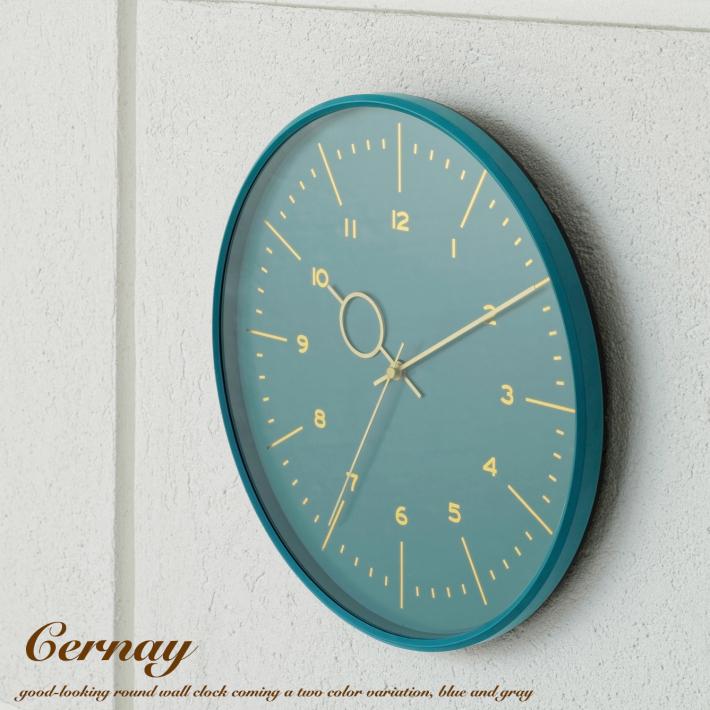 壁掛け時計 掛け時計 ウォールクロック Cernay セルネ ブルー グレー 北欧 アンティーク おしゃれ 静音 大きい モダン 音がしない 寝室 静か ゴールド Cl 40 Canffy 通販 Yahoo ショッピング