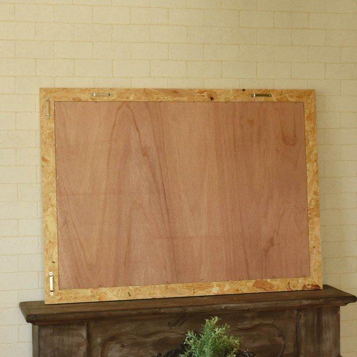 ブラックボード 64cm x 88cm OSB ブラウン ナチュラル 黒板 看板
