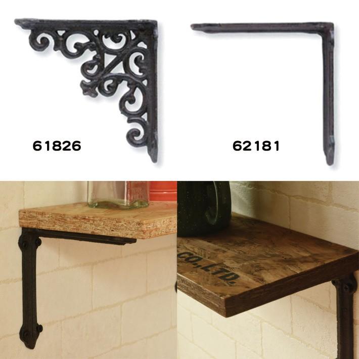 ウォールシェルフ OSB 60cm x 15cm ブラウン 壁掛け 棚 壁面 木製