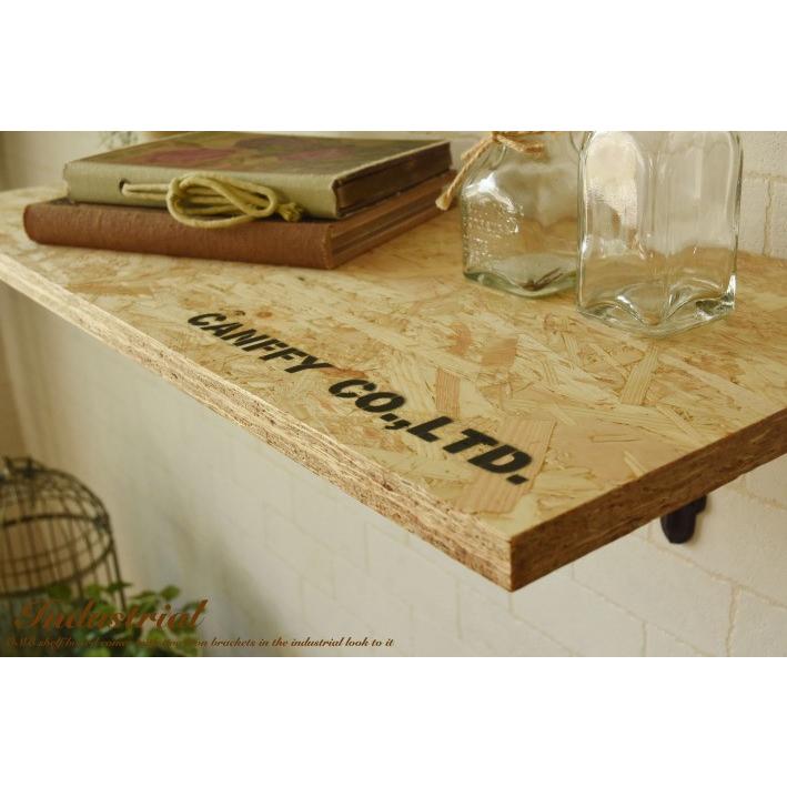 ウォールシェルフ OSB 60cm x 26cm ナチュラル 壁掛け 棚 壁面 木製