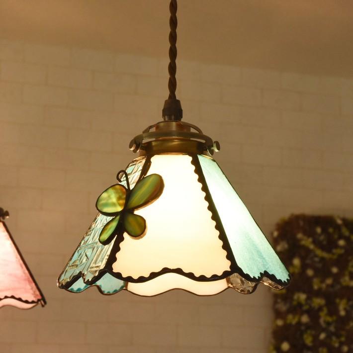 ペンダントライト ステンドグラス ガラス led対応 おしゃれ カフェ
