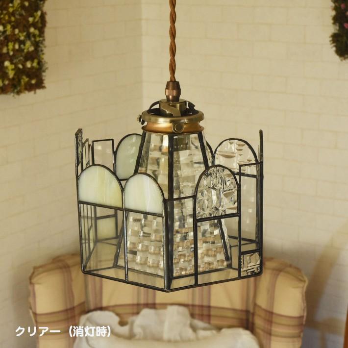 ペンダントライト ステンドグラス ガラス led対応 おしゃれ 北欧