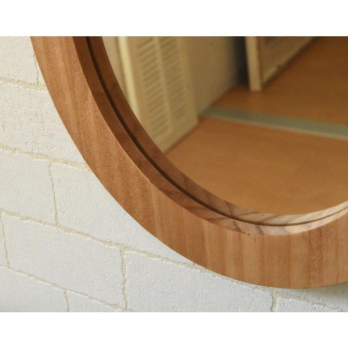 イタリア製 オーバルウォールミラー 木製 鏡 ブラウン 楕円 壁掛け ミラー 鏡 壁掛け ウォールミラー オーバル 楕円 S おしゃれ