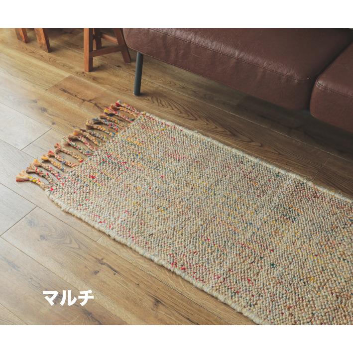 ジュート ラグ Clochette ナチュラル 玄関マット 麻 綿 ベージュ カーペット マット インテリア 北欧 ヴィンテージ 風 オシャレ 84083 ジュートマット 玄関マット 約60×90cm 約120×180cm 夏用ラグ 麻