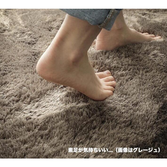 ラグ 厚手 ラグマット 洗える おしゃれ ふかふか 190x290 カーペット 
