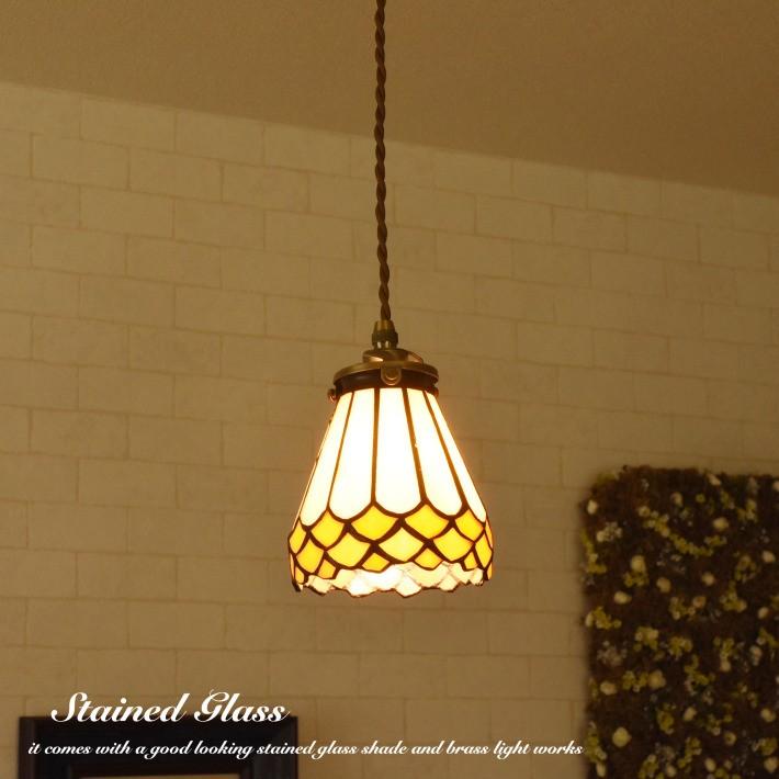 ペンダントライト ステンドグラス ガラス led対応 おしゃれ