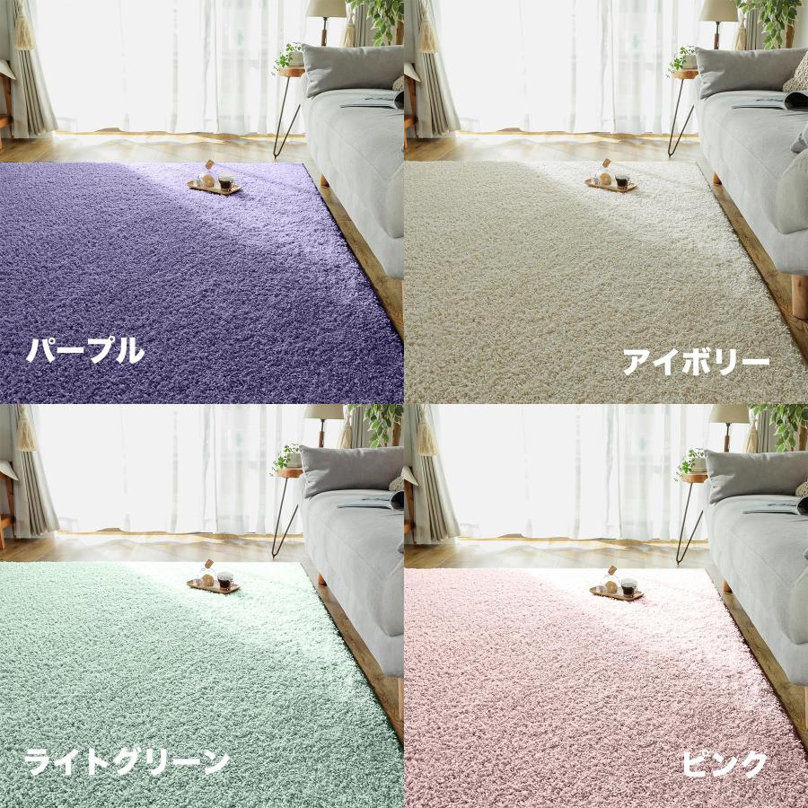 ラグ 洗える ラグマット おしゃれ 190×190 カーペット 日本製 北欧