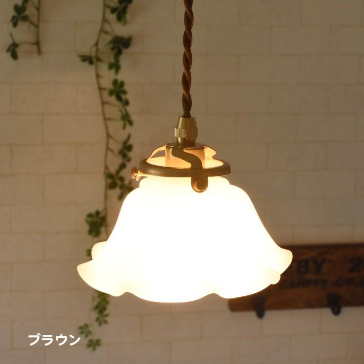 ペンダントライト ガラス おしゃれ LED 対応 ミルクガラス Aqua Bowl