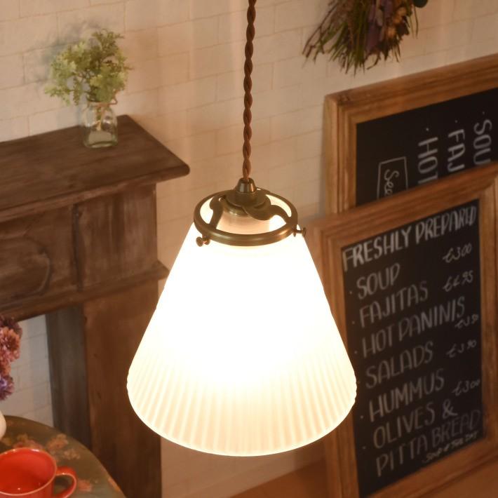ペンダントライト ガラス ストライプ おしゃれ LED 対応 Rowel (L