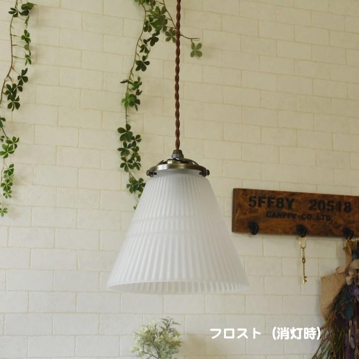ペンダントライト ガラス ストライプ おしゃれ LED 対応 Rowel (L