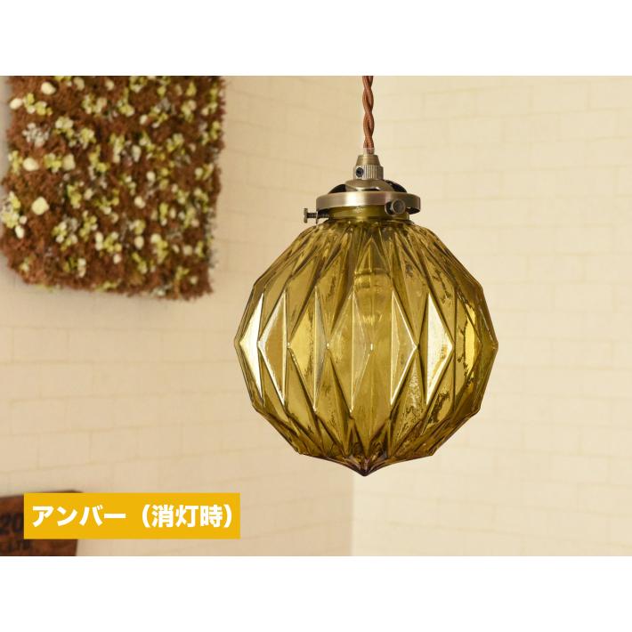ペンダントライト 北欧 ガラス ボール 丸型 おしゃれ アンティーク led