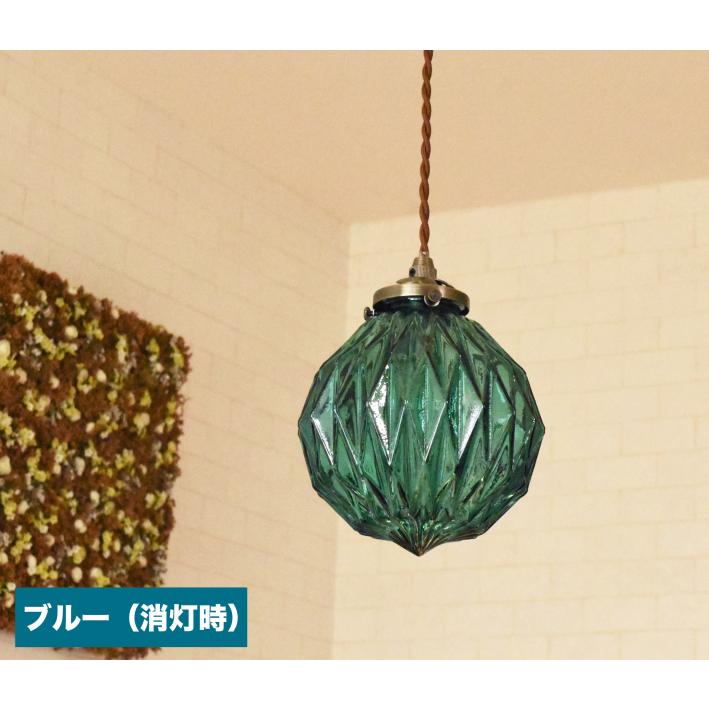 ペンダントライト 北欧 ガラス ボール 丸型 おしゃれ アンティーク led
