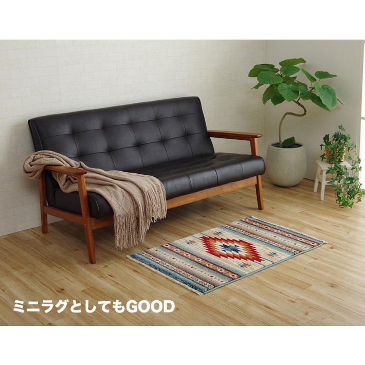 玄関マット おしゃれ 60×90 ラグ 小さめ ラグマット シャギー