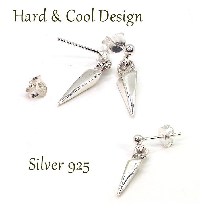 ピアス シルバー メンズ 片耳 アクセサリー 槍 タガー ペンデュラム