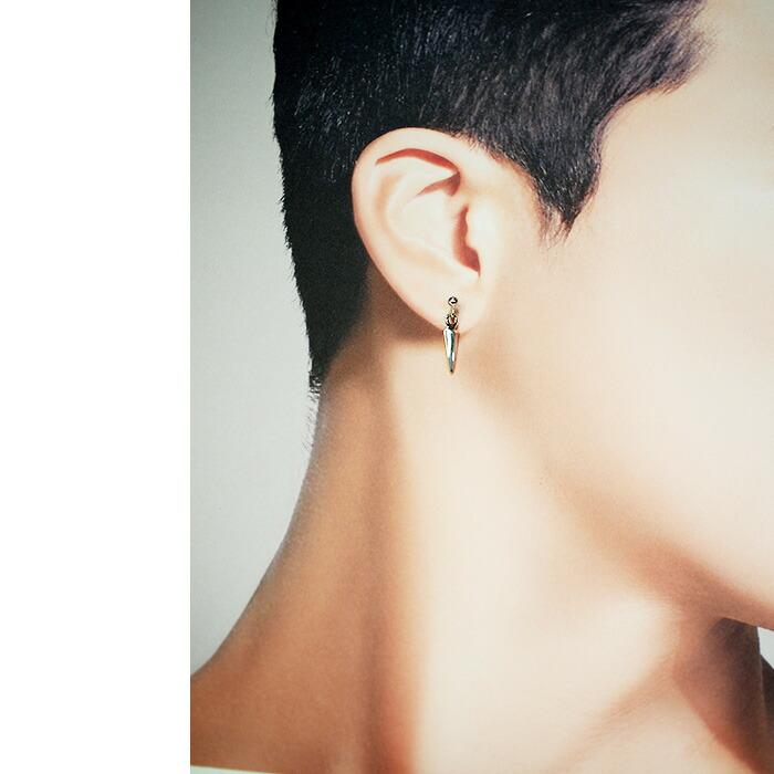 ピアス シルバー メンズ 片耳 アクセサリー 槍 タガー ペンデュラム
