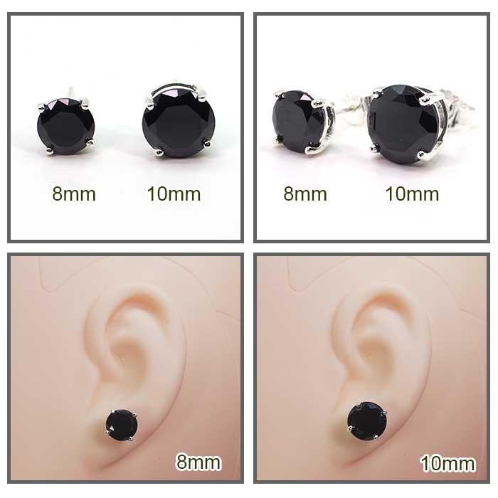 ピアス シルバー メンズ 片耳 アクセサリー キュービックジルコニア