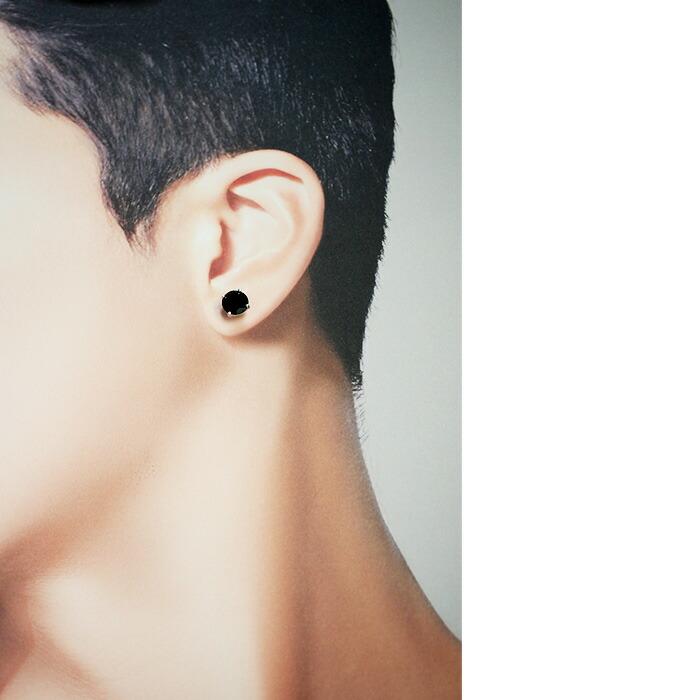 ピアス シルバー メンズ 片耳 アクセサリー キュービックジルコニア