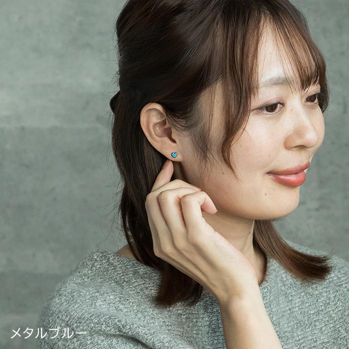 純チタン セカンドピアス アレルギー対応 つけっぱなし ハート 日本製