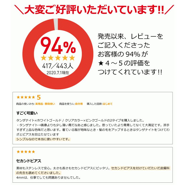 セカンドピアス つけっぱなし 軸太 医療用 明日が変わるキュービックジルコニア 4mm Tk 4st40qw 1個売りピアスの専門店 Can Lino 通販 Yahoo ショッピング