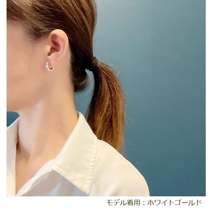 フープピアス ピアス メンズ 片耳 金属アレルギー ダイヤカット 打ち出し ホワイトゴールド Wg 3mm 15mm 片耳 シングル 医療用 サージカル Tk 15w 1個売りピアスの専門店 Can Lino 通販 Yahoo ショッピング