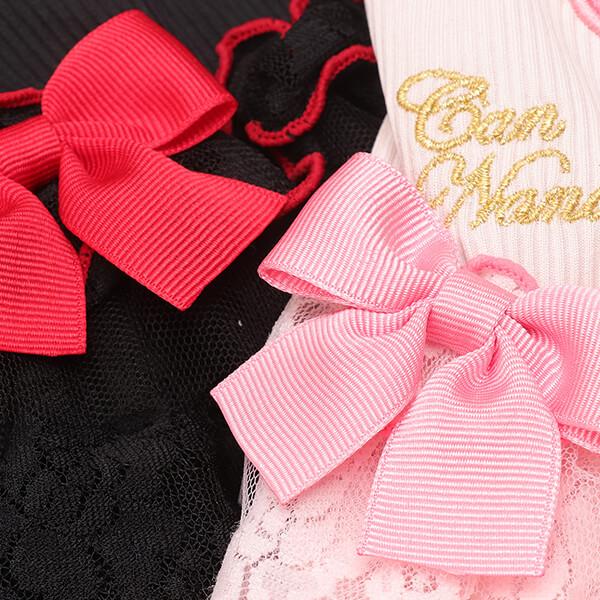 CanNana 犬 服 犬の服 春夏 あまいイチゴのレースフリルワンピース