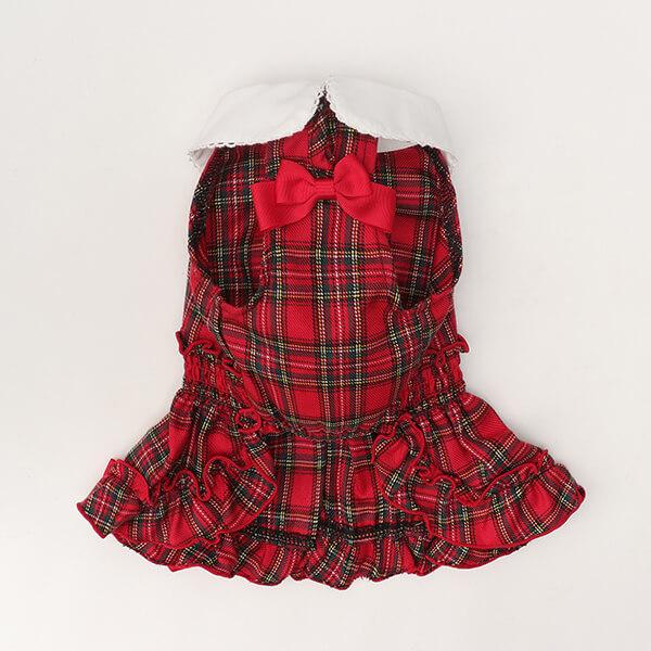 CanNana 犬 犬服 服 秋冬ドックウェア ワンピース かわいい フリフリ