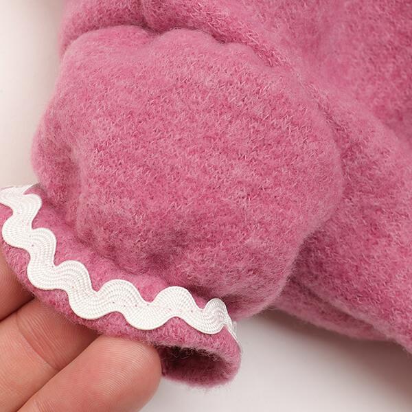 CanNana 犬 服 犬の服 秋冬 冬 可愛いリボンの起毛プルオーバー ビーズ