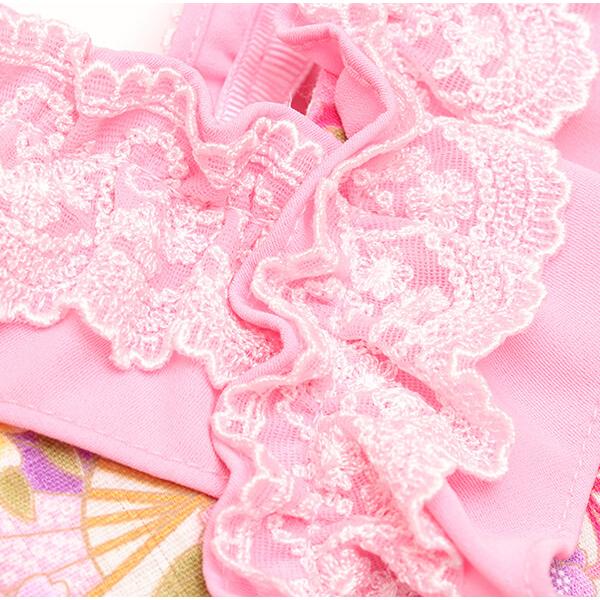 CanNana 犬 犬服 秋冬 正月 ドックウェア ワンピース ロリータ 和柄