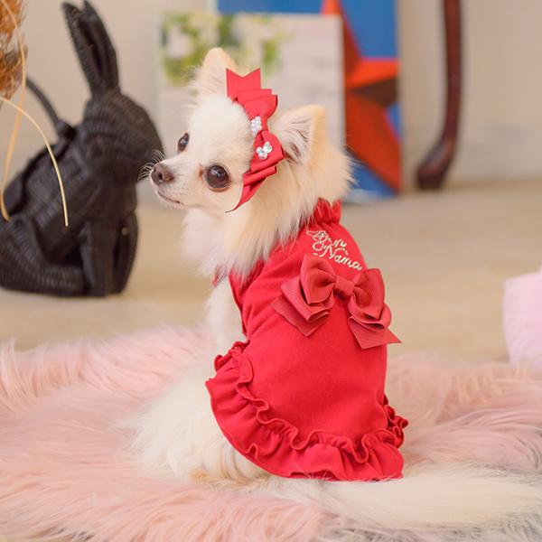CanNana 犬 犬服 通年 春 カットソー 着せやすい 伸びる ドックウェア