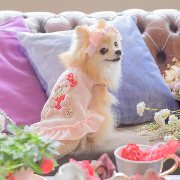 CanNana 犬 犬服 冬服 防寒 暖かい ドックウェア ワンピース かわいい