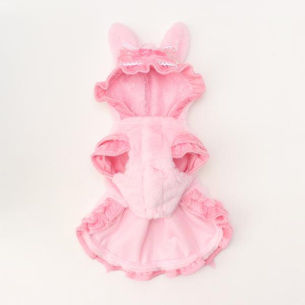 CanNana 犬 犬服 冬服 防寒 暖かい ドックウェア ワンピース かわいい