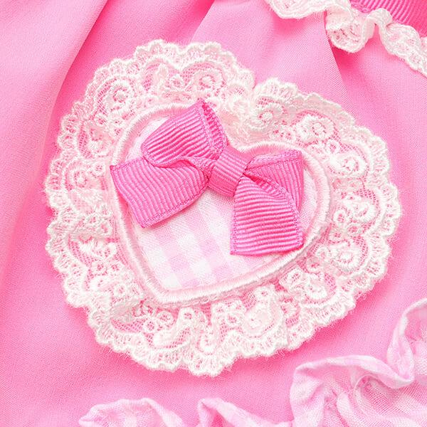 犬服♡オーダー犬服♡ハンドメイド♡ピンク♡ふりふりワンピ オーダーメイド犬服のスイーティ千鳥格子ピンク : オーダーメイド