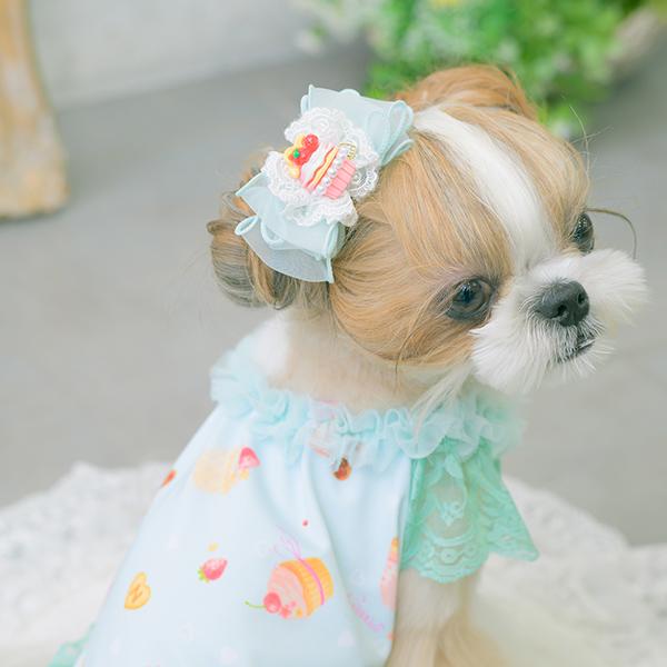 CanNana 犬服 春 夏 ワンピース COOL素材 レース チュール フリル 小型