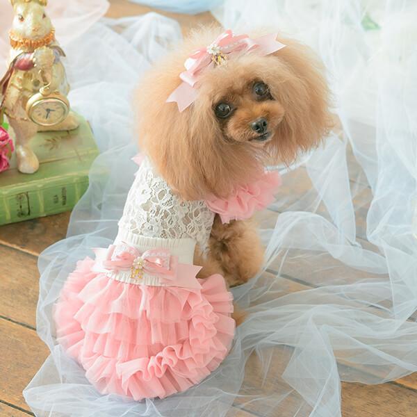 CanNana 犬 スカート おむつカバー コーデアイテム 丈調整 不思議の国
