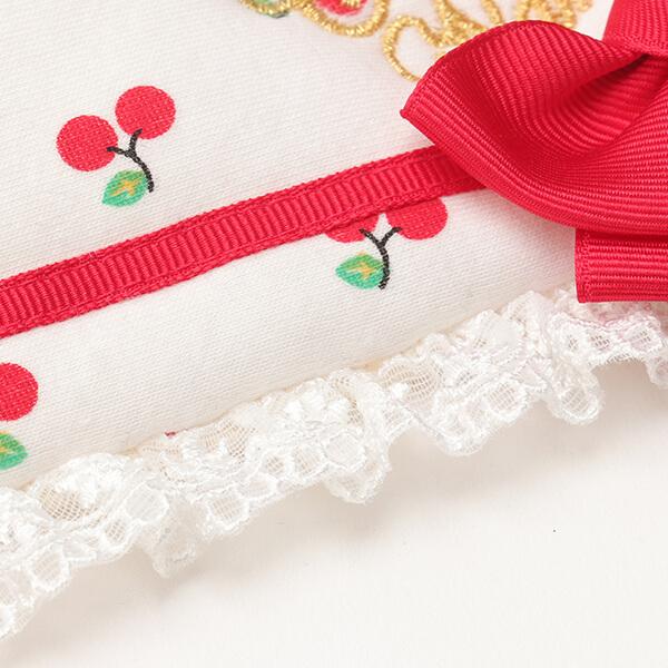 きゃんナナ×イヌフワリ 限定和ロリ風カフェマット＆つまみ細工バレッタの