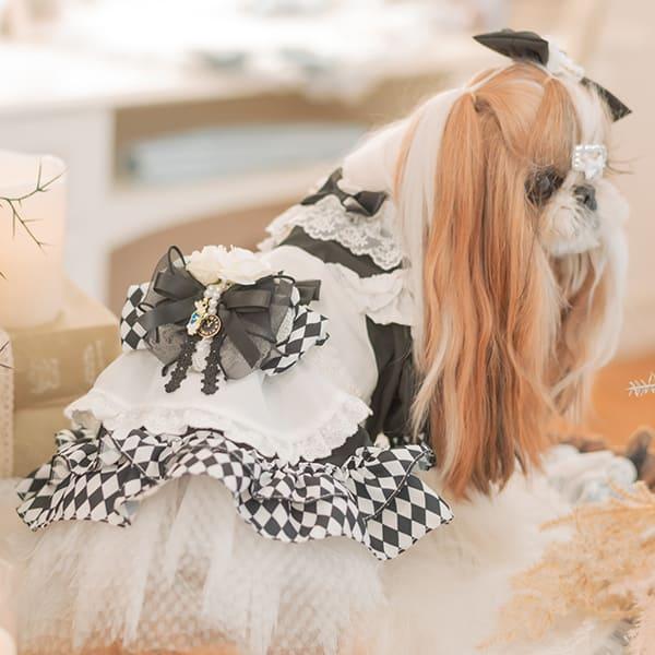 犬服・アクセサリー pp* closet FRILL CHECK SHIRTS DRESS 犬服・アクセサリー pp* closet FRILL CHECK SHIRTS DRESS ☆PP closet