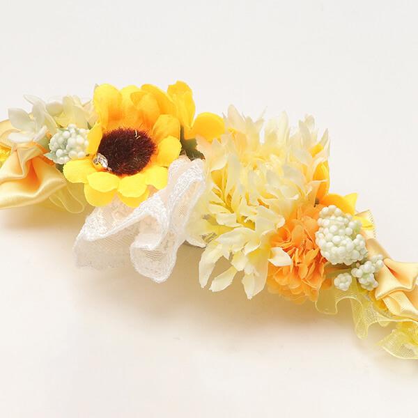 CanNana ヘッドドレス アクセサリー ひまわり 夏 ブランド セレブ 小型