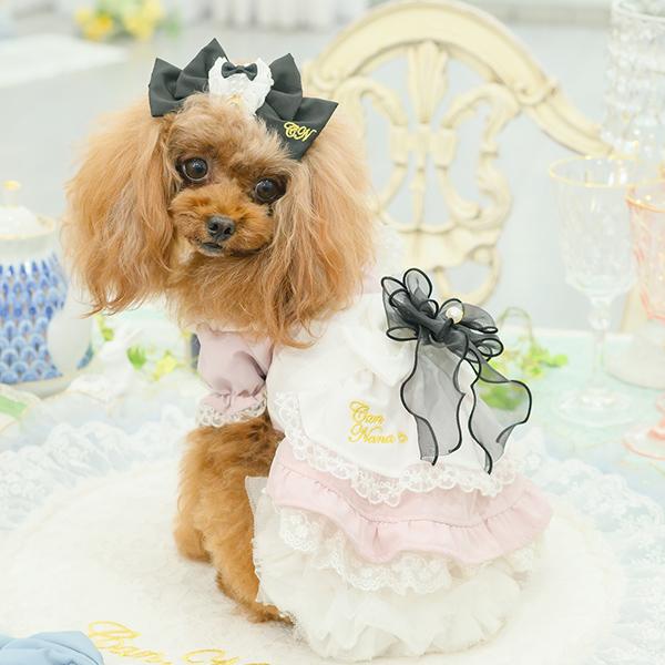 CanNana リボン バレッタ アクセサリー 不思議の国のアリス 犬服