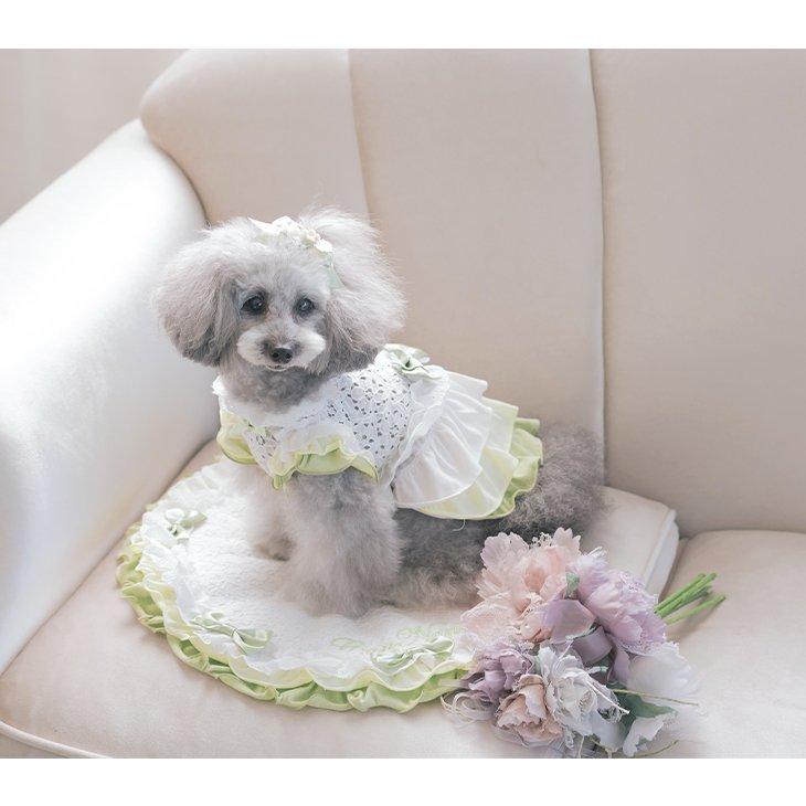 犬 服 犬服 ワンピース 春夏 グラデーション レース リボン フリル 小型犬  シーズー トイプードル チワワ ポメラニアン ブランド セレブ | CanNana | 09