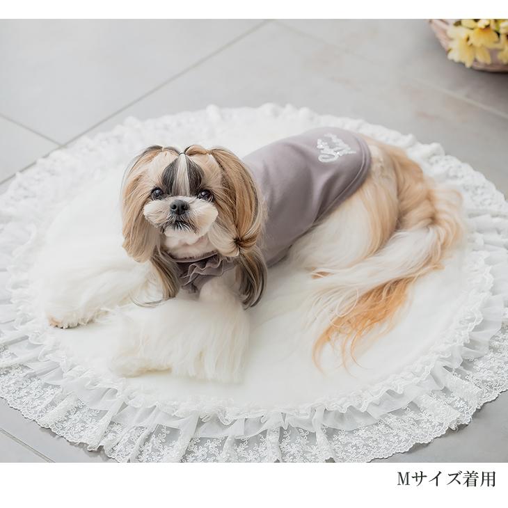 犬 服 犬服 Tシャツ 春夏 ロゴ ラインストーン フリル 犬の服 新作 きゃんナナ ドッグウェア ブランド 1061 きゃんナナオンラインショップ 通販 Yahoo ショッピング