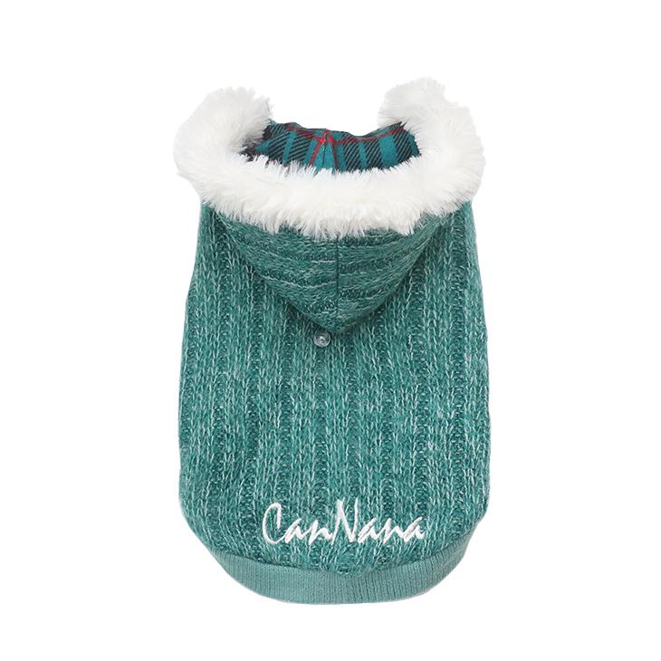CanNana 犬 服 犬服 ニット パーカー 温感素材 秋冬 犬の服 新作 きゃ