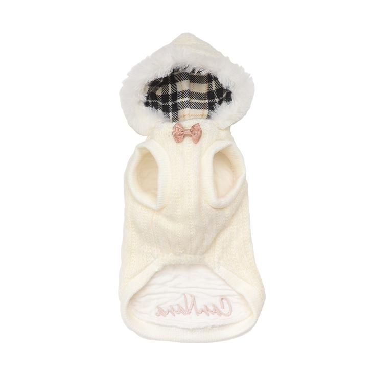 CanNana 犬 服 犬服 ニット パーカー 温感素材 秋冬 犬の服 新作 きゃ