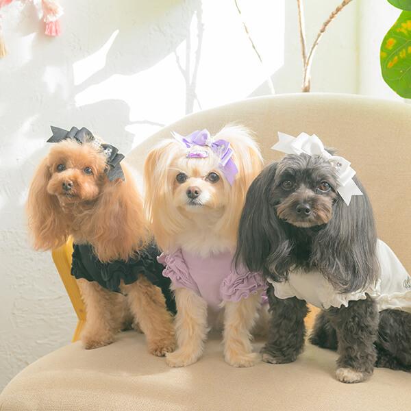 CanNana 犬 犬服 カットソー インナー 着せやすい 伸びる 年中着れる
