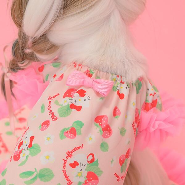 CanNana 犬服 ドックウェア ワンピース 春夏 ハローキティ サンリオ