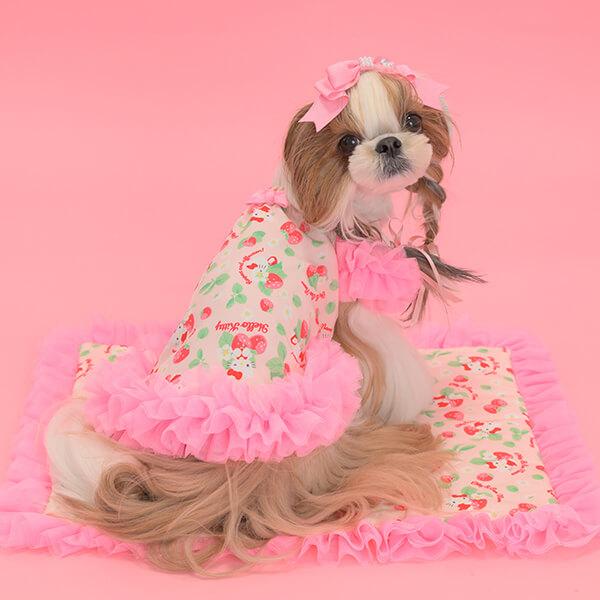 CanNana 犬服 ドックウェア ワンピース 春夏 ハローキティ サンリオ