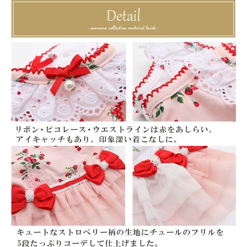 ストロベリー 犬 服 春 夏 ワンピース いちご フリフリ 犬服 新作 きゃんナナ ドッグウェア ブランド 959 きゃんナナオンラインショップ 通販 Yahoo ショッピング