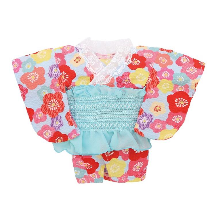 犬 犬用 夏 ふんわり帯の映えるゆかたゆかた 浴衣 パステル 花柄