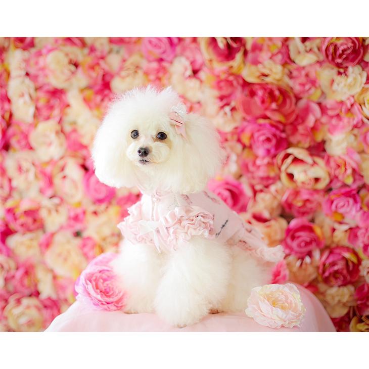 1点もの ファーリボンバレッタ リボン 有名国内ブランドリボン使用 犬リボン